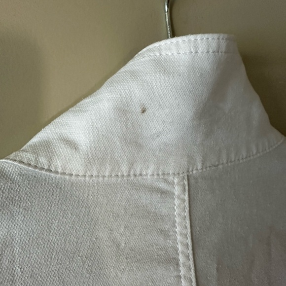 Eileen Fisher Stand Collar Jacket in White - Picture 10 of 10